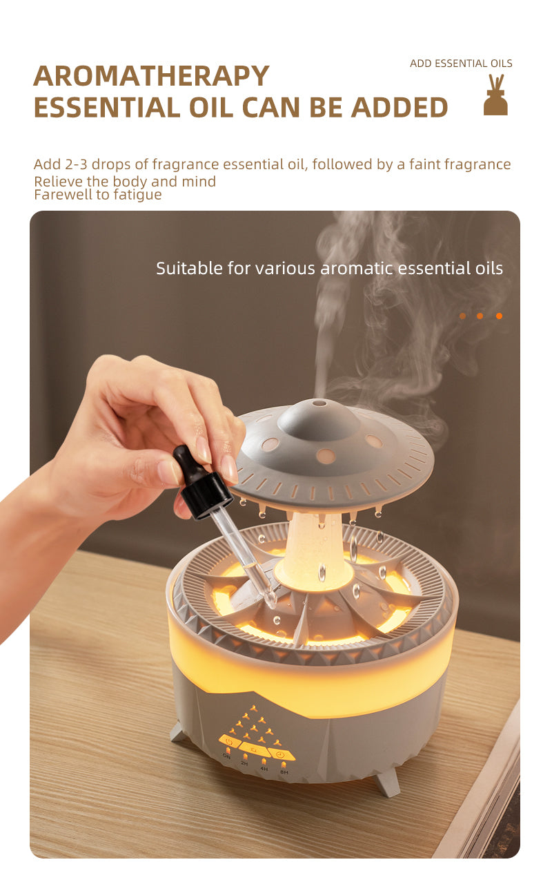 Diffuseur Pluie Aromathérapie Humidificateur